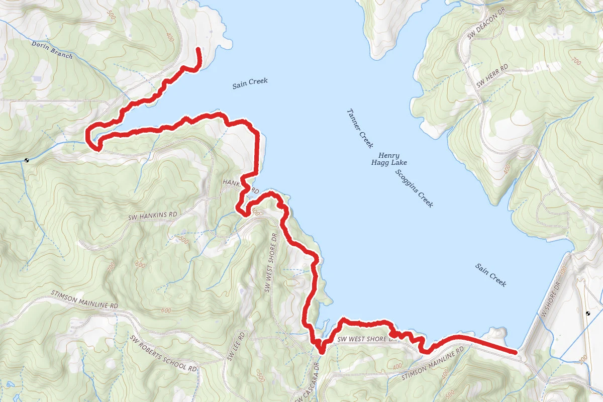 Hagg Lake Trail Section H