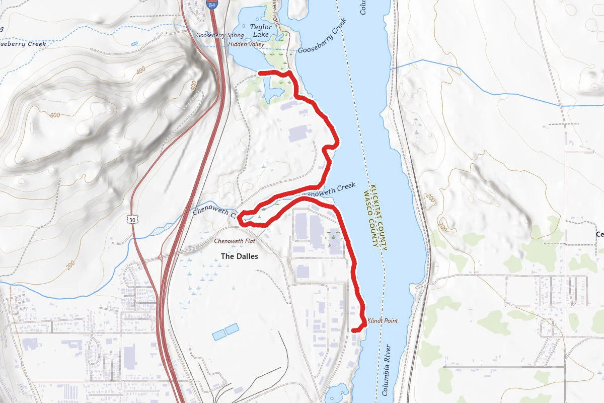 Taylor Lake via Riverfront Trail