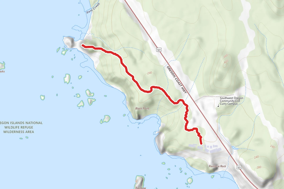 Rainbow Rock to Lone Ranch Beach