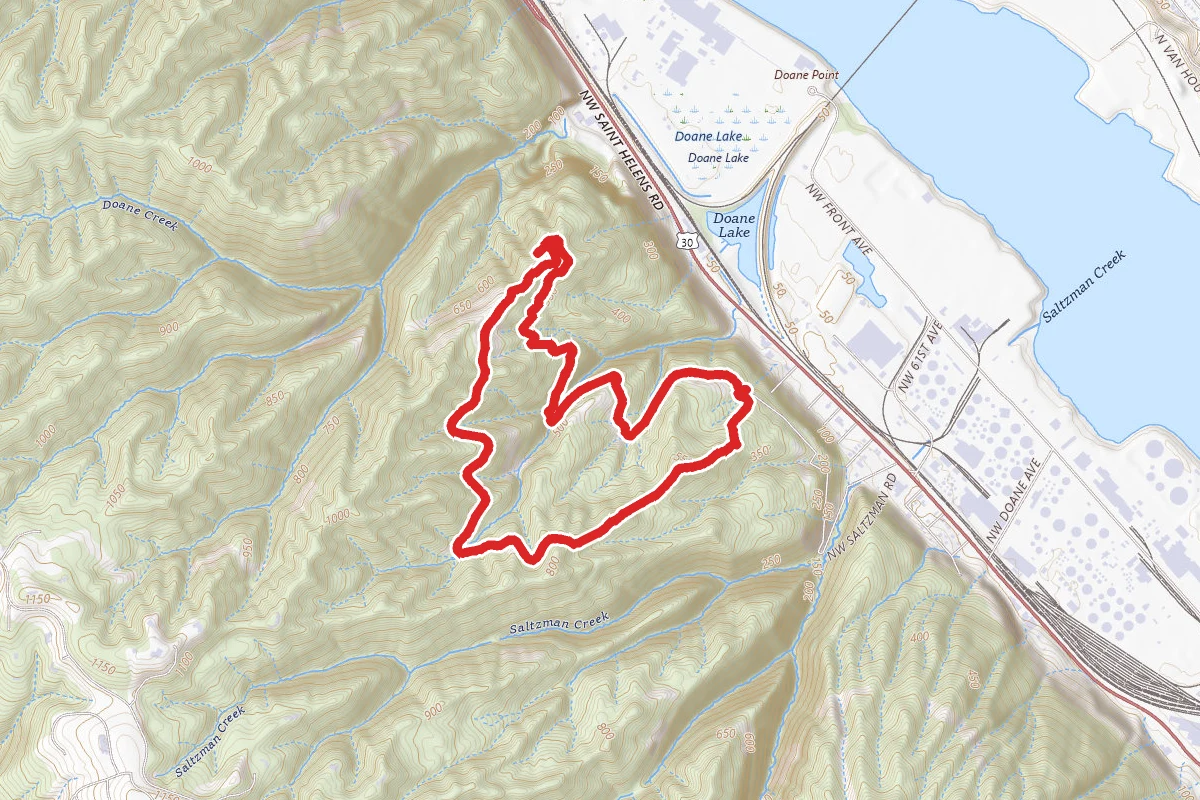 Firelane 4, Leif Erikson Drive, and Saltzman Road Loop