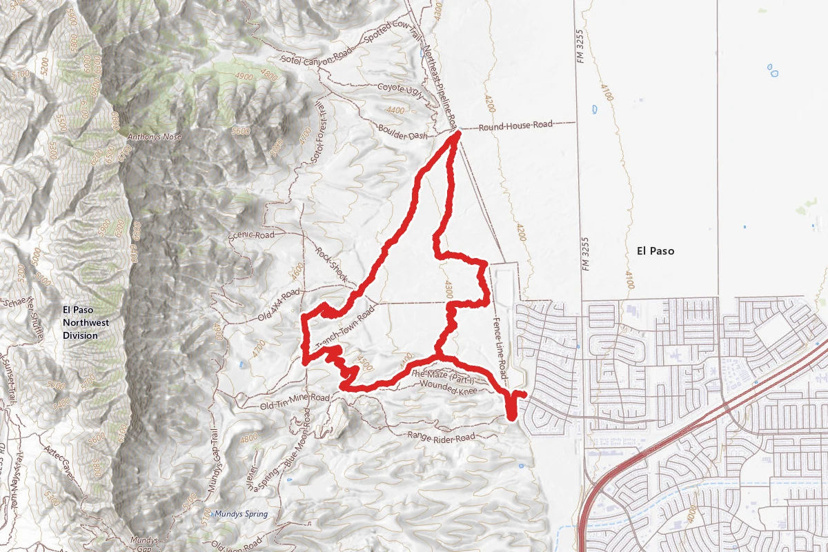 Lazy Cow to Mad Cow to Blue Moon Loop