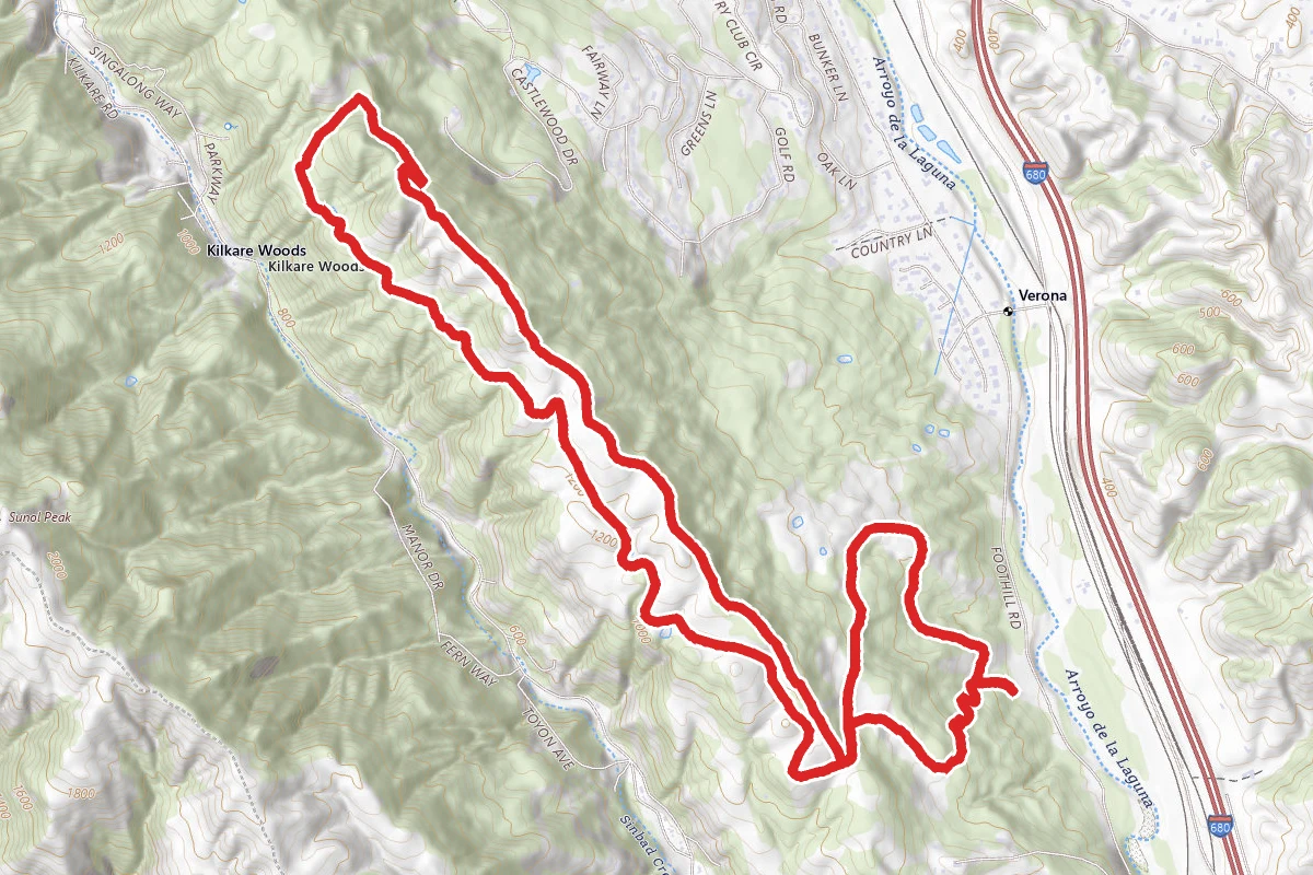 Thermalito Ridgeline Oak Tree Trail