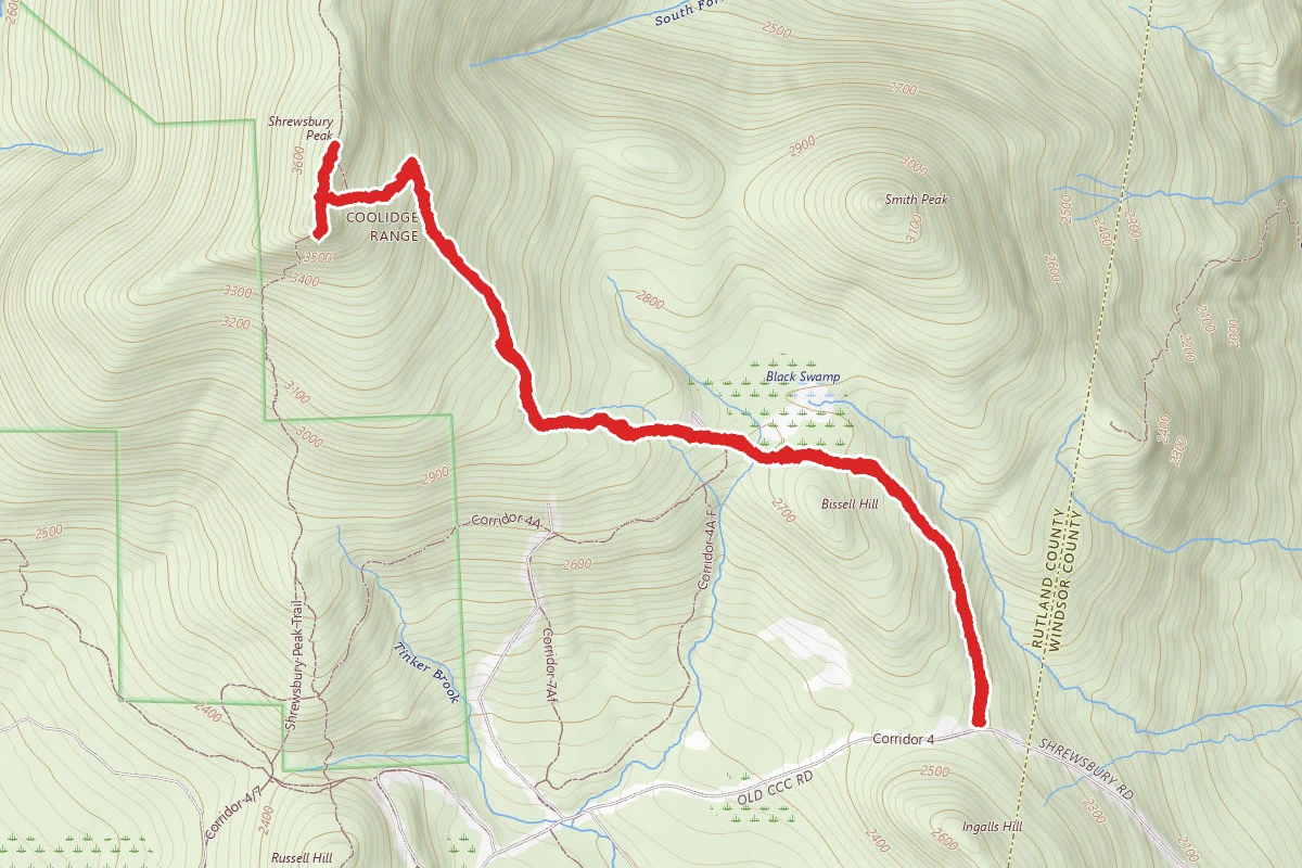 Shrewsbury Peak Trail