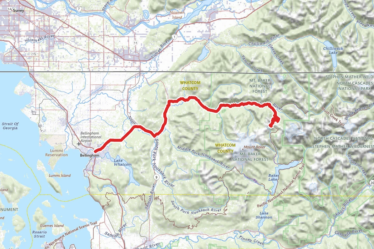 Mount Baker Highway to Artist Point