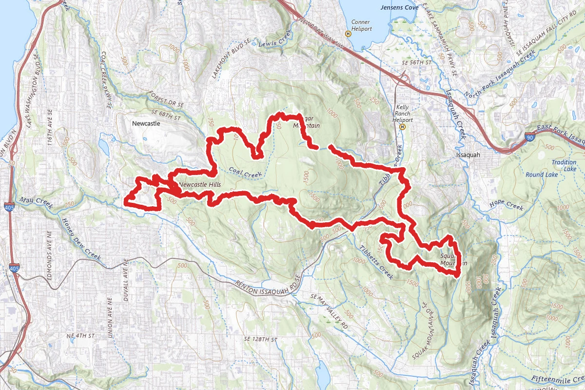 Cougar Mountain Loop Trail