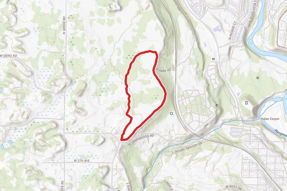 Trail 101 to Rimrock Drive