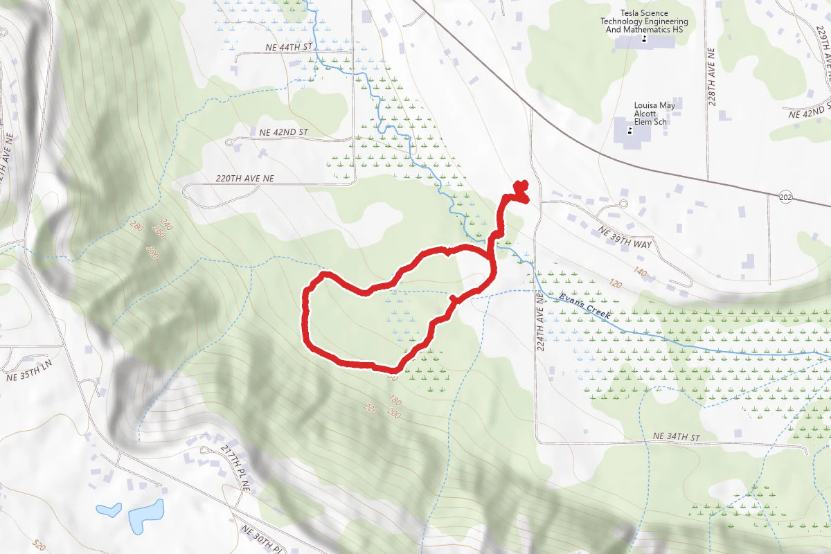 Evans Creek Preserve Short Loop