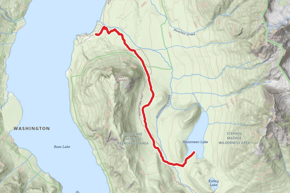 Hozomeen Lake Trail