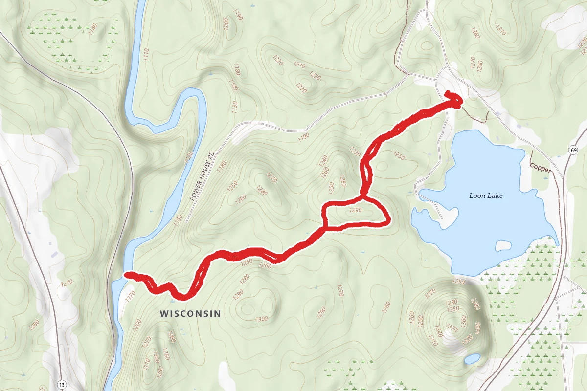 Red Granite Falls Trail