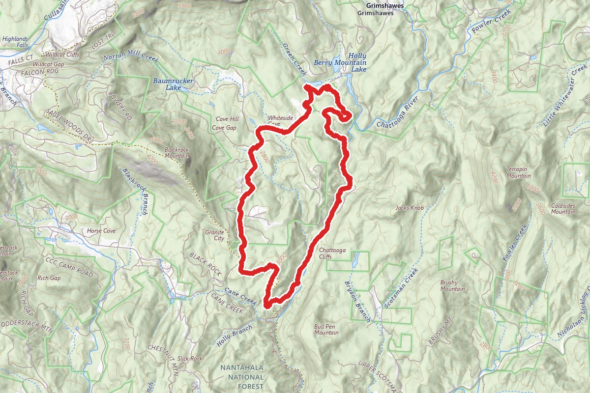 Chattooga and Whiteside Cove Trail Loop