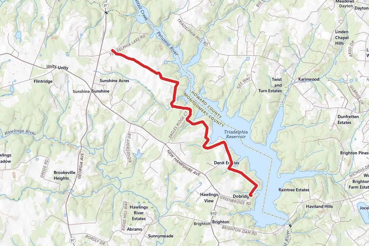 Tridelphia Reservoir