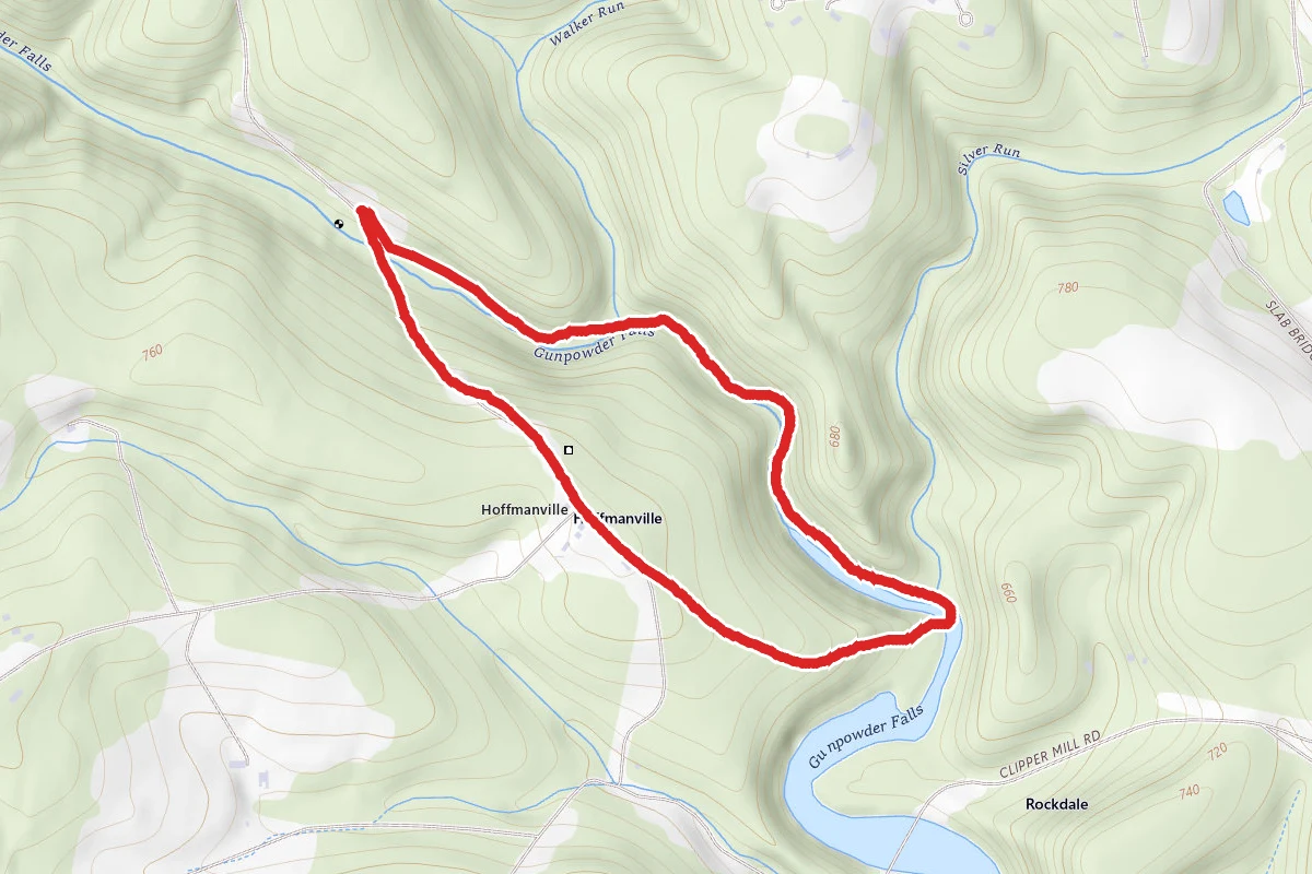 Hemlock Gorge from Gunpowder Road Alternate Route