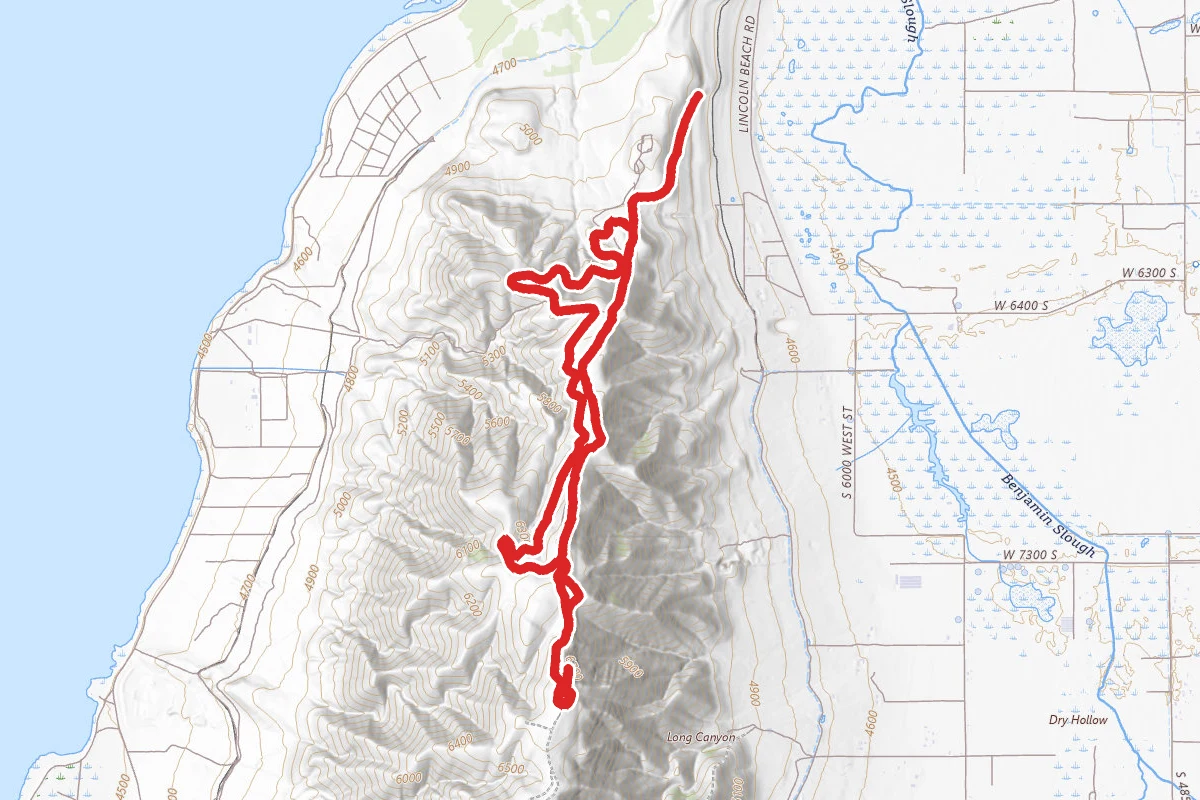 West Mountain North Summit Trail