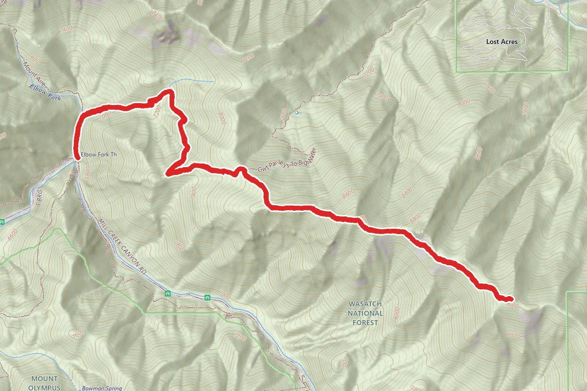Millvue Peak Trail