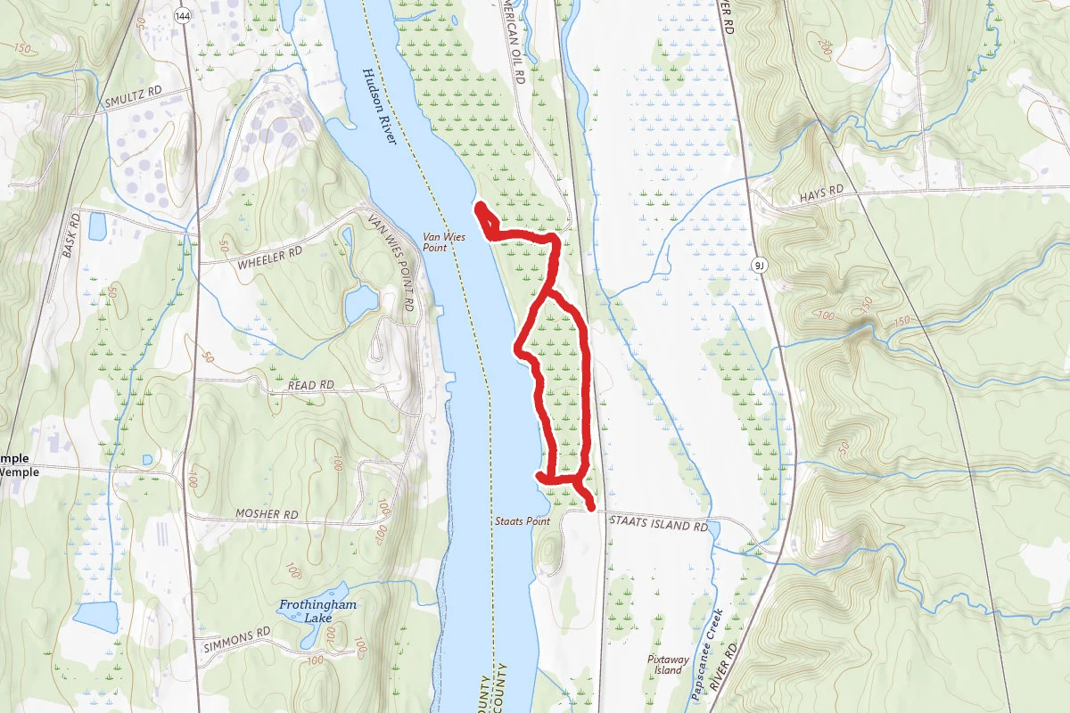 Papscanee Island Nature Preserve Loop