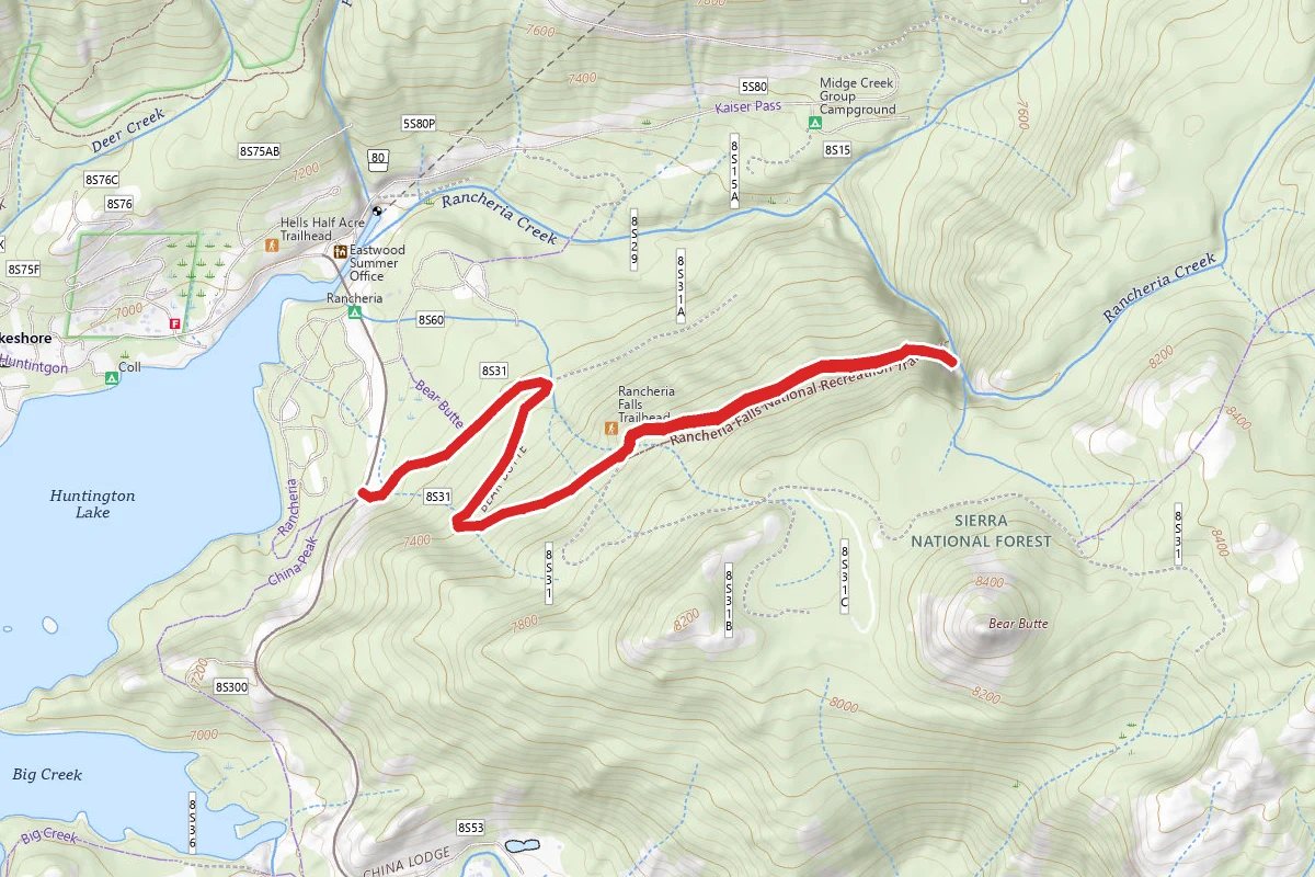 Rancheria Falls Trail