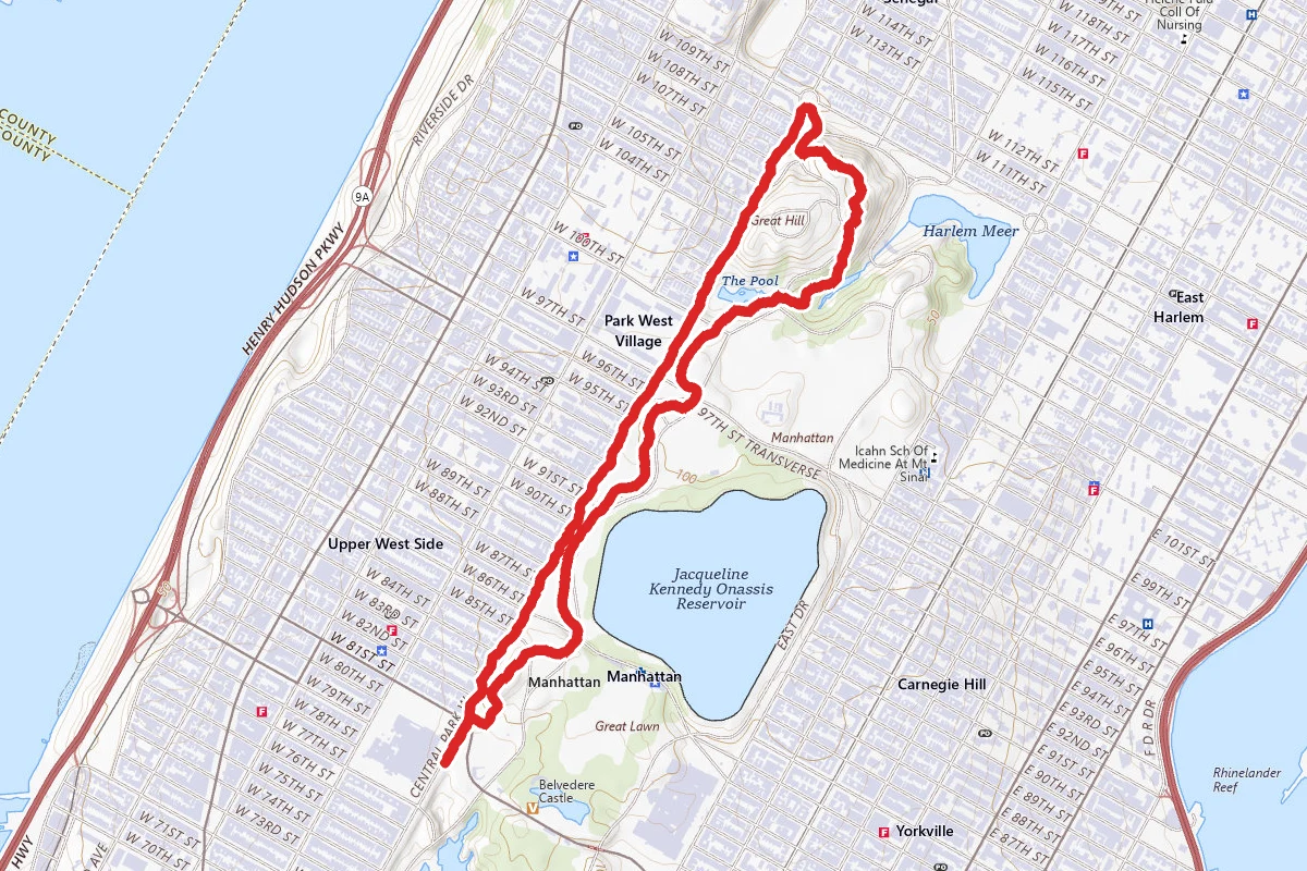 Northwest Central Park Loop