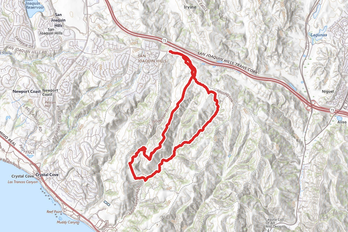 Bommer Ridge to Rattlesnake to El Moro Canyon to Slow 'n Easy Loop