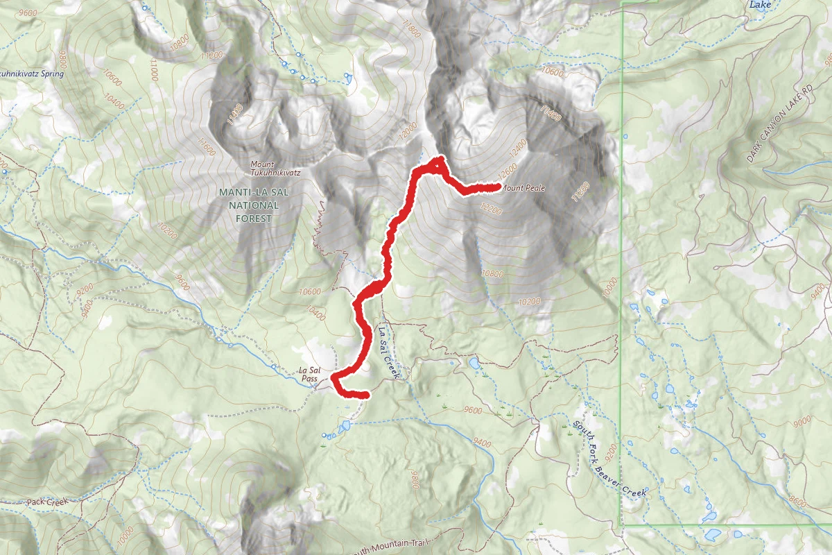 Mount Peale Trail