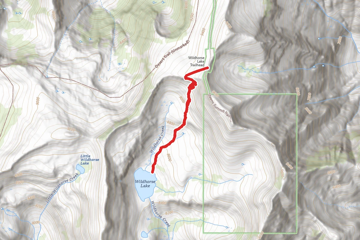 Wildhorse Lake Trail from Steens Summit Road