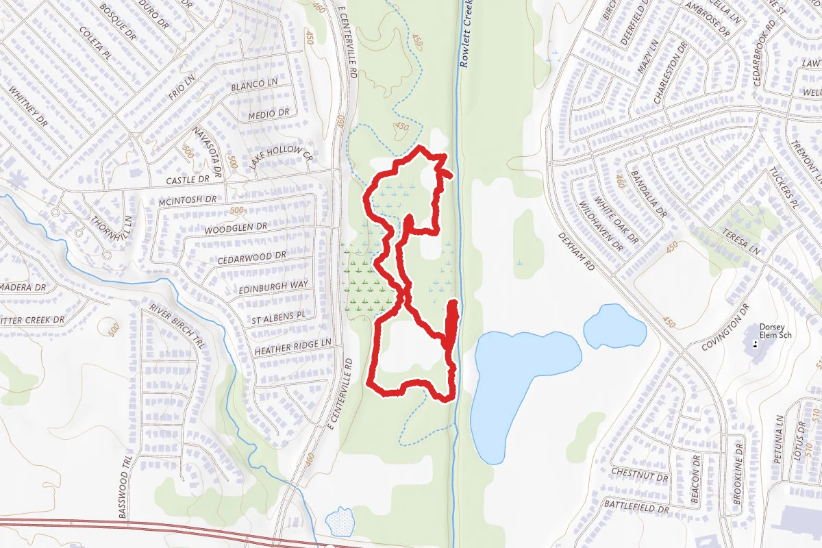 Rowlett Creek Nature Preserve Trails