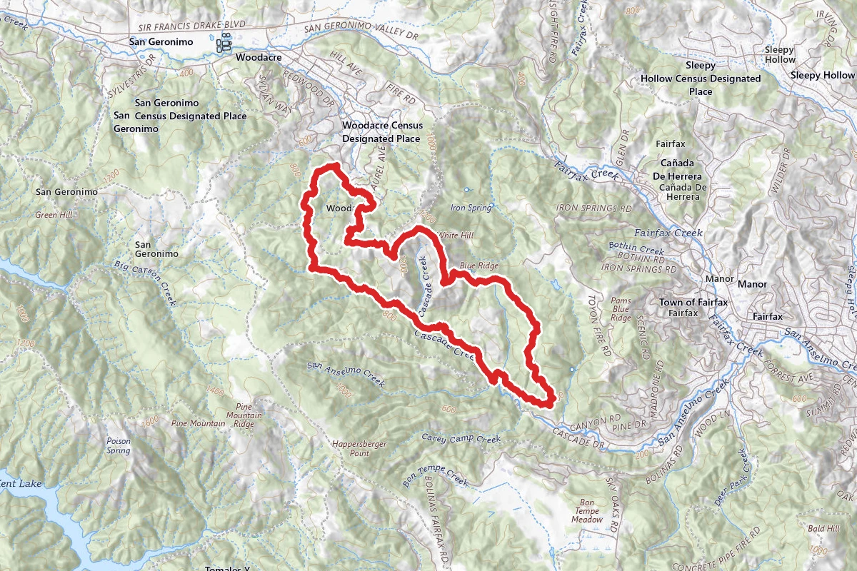 White Hill, Blue Ridge and Split Rock Loop