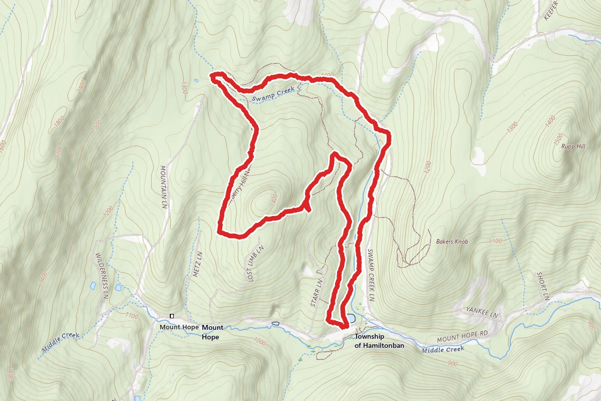 Nature, Swamp Creek, and Foothills Trails Loop