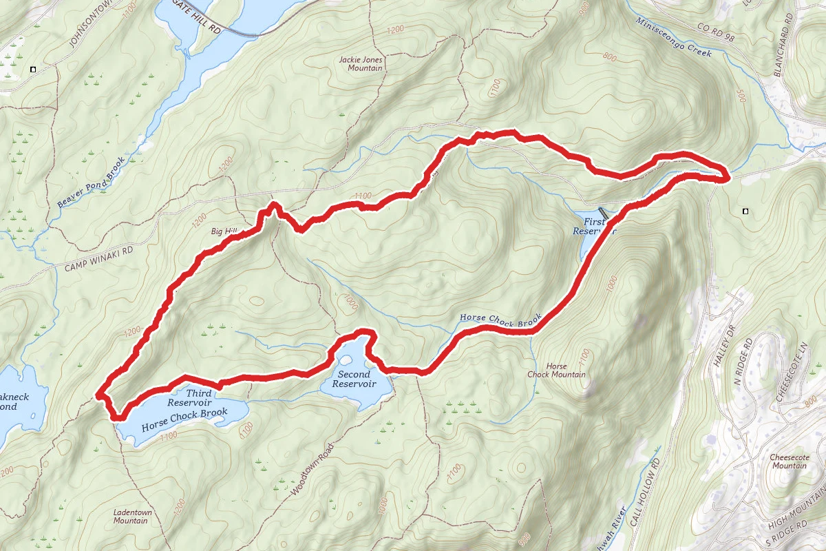 Long Path, Suffern - Bear Mountain, and Woodtown Road Loop