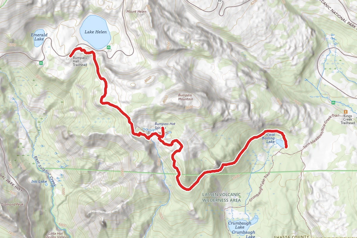 Bumpass Hell Trail