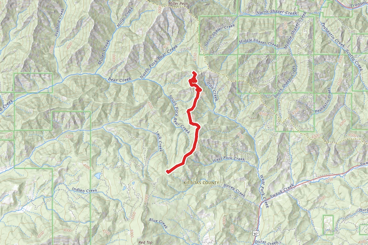 Teanaway Ridge Trail (#1364)