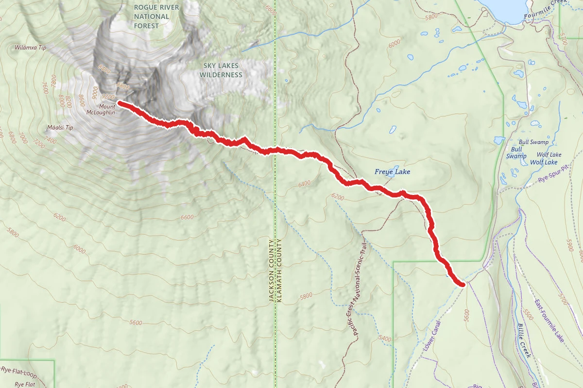 Mount McLoughlin Trail
