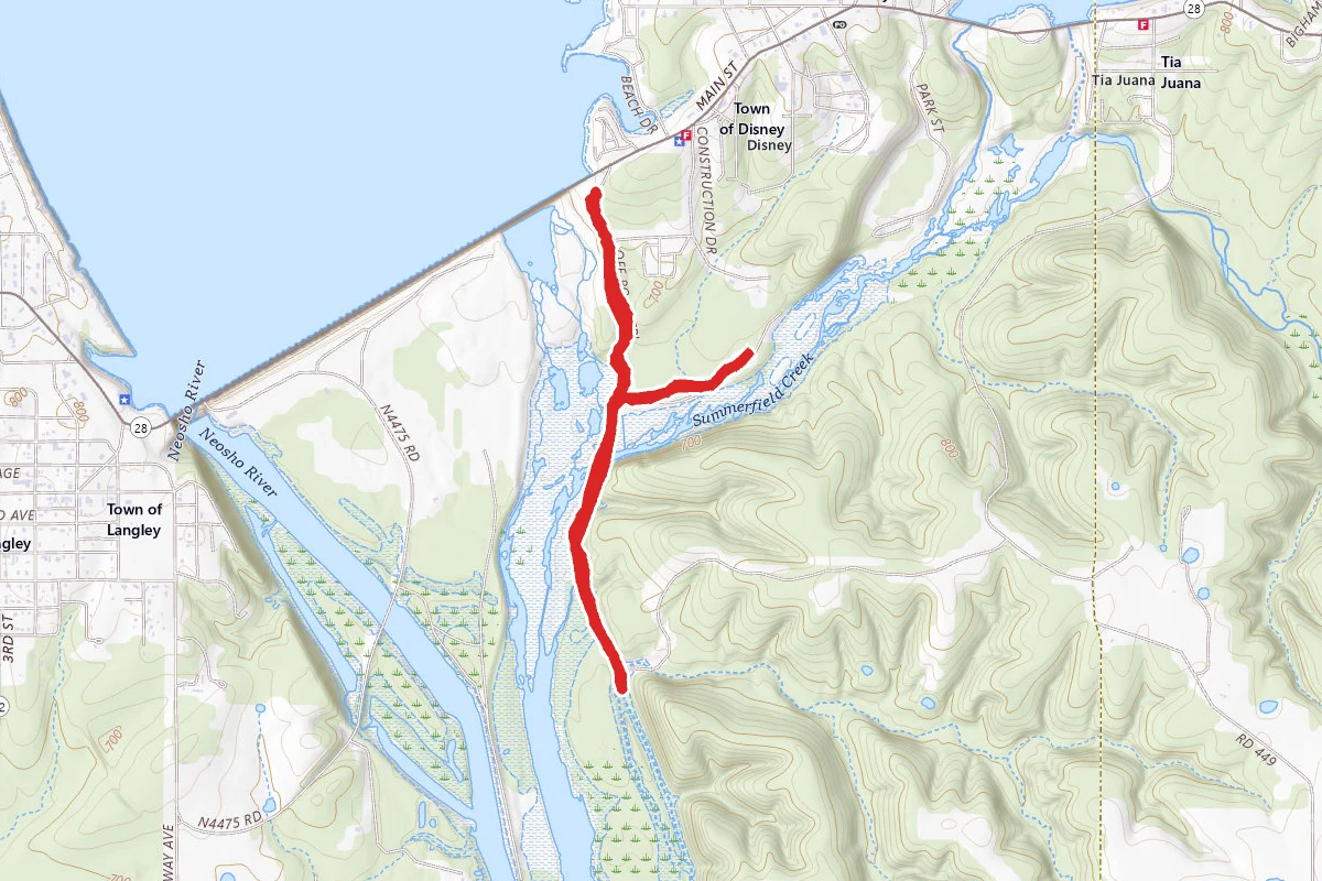 Grand Lake O' the Cherokees OHV Trail