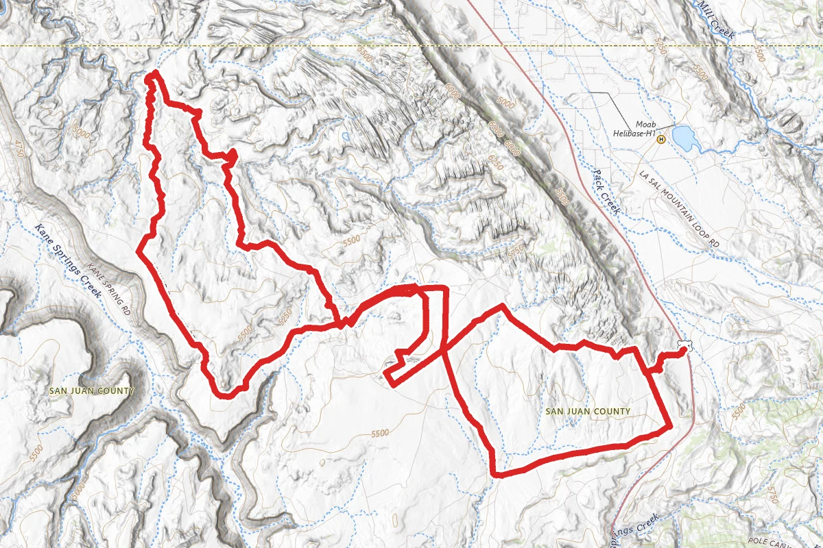 Behind the Rocks OHV Trail