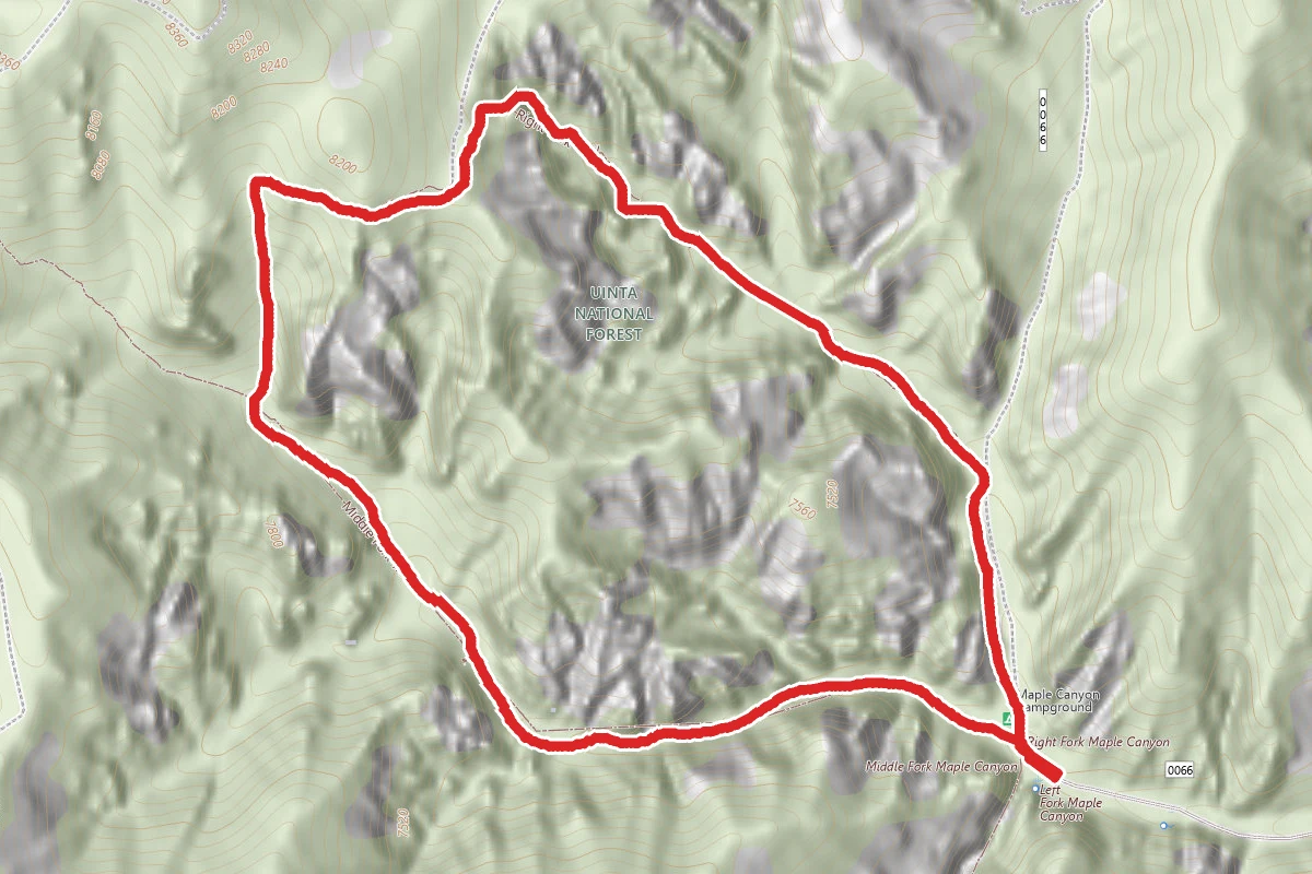 Maple Canyon Loop Trail
