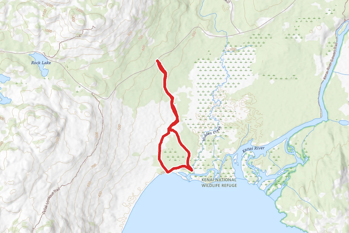 Hidden Creek Trail to Skilak Lake