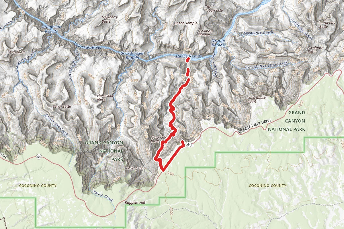 New Hance Trail