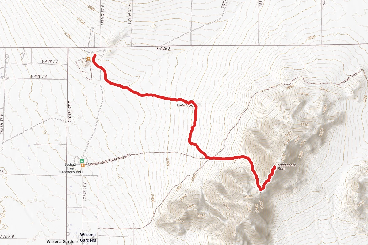 Saddleback Butte via Little Butte