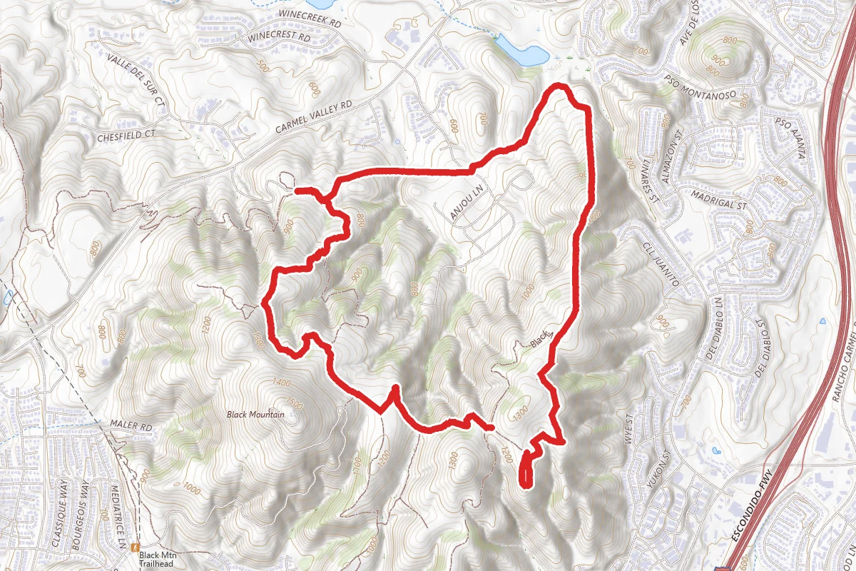 East Rim Trail to Miner’s Ridge Trail Loop