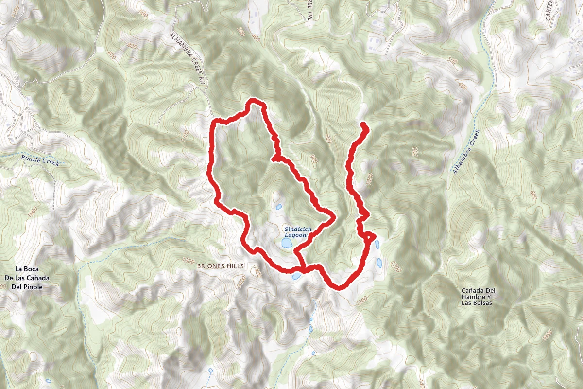 Briones Road to Lagoon Trail Loop
