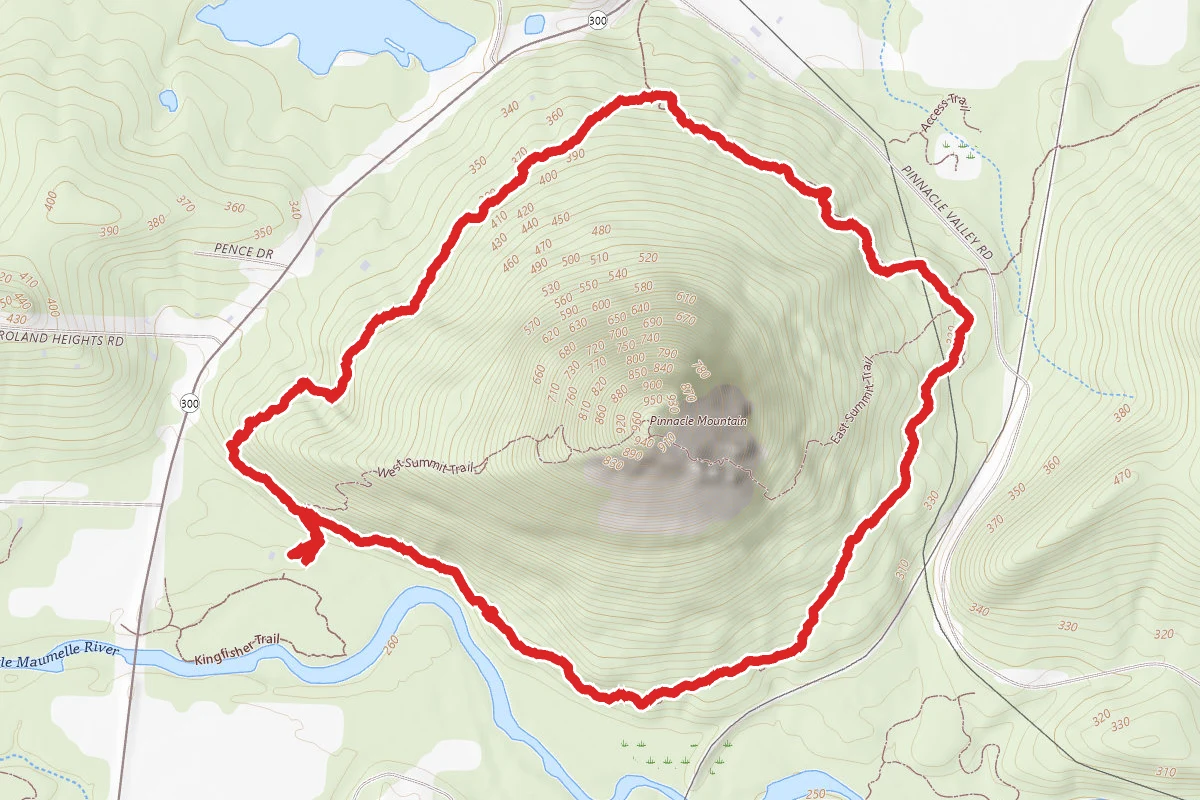Pinnacle Mountain Base Trail Loop