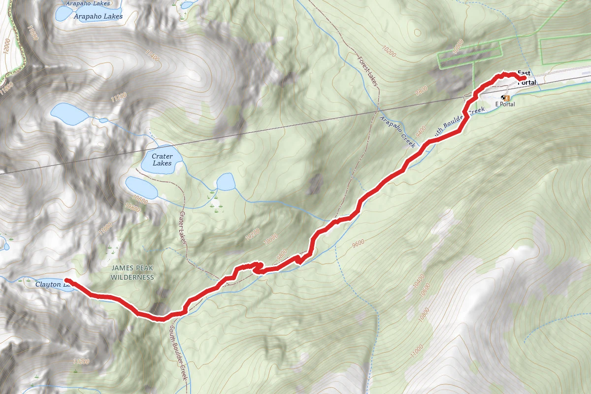 Clayton Lake and Rogers Pass Trail