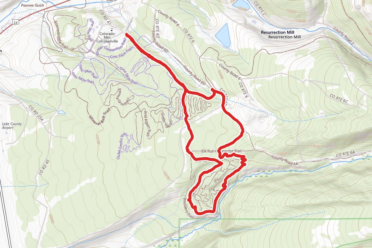 Boulders, Old Chub and Wheelers Way Loop