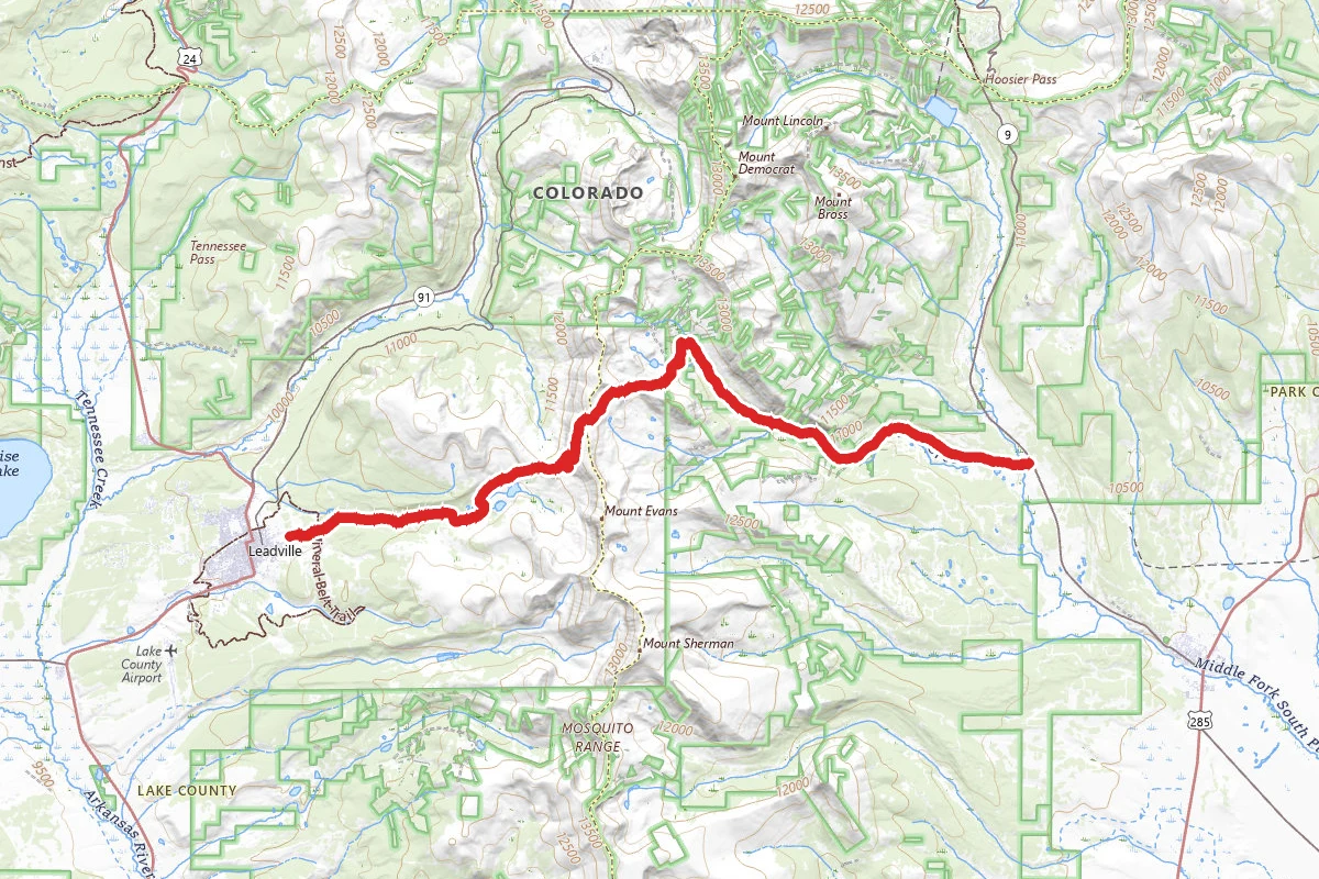 Mosquito Pass from Leadville
