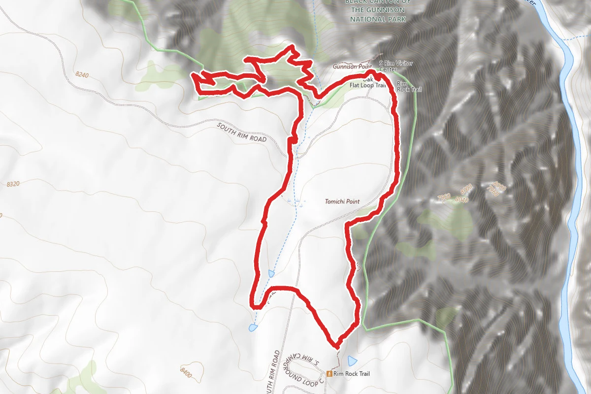 Uplands Trail to Rim Rock Nature Trail Loop