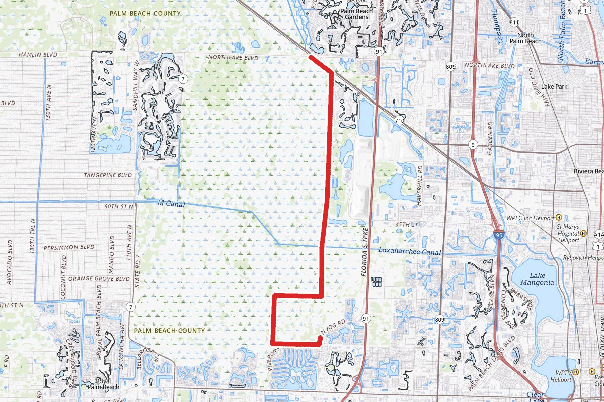 Owahee Trail route map