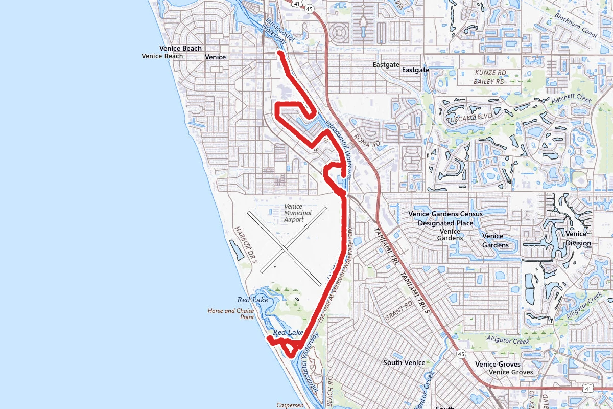 Venitian Waterway Park Trail