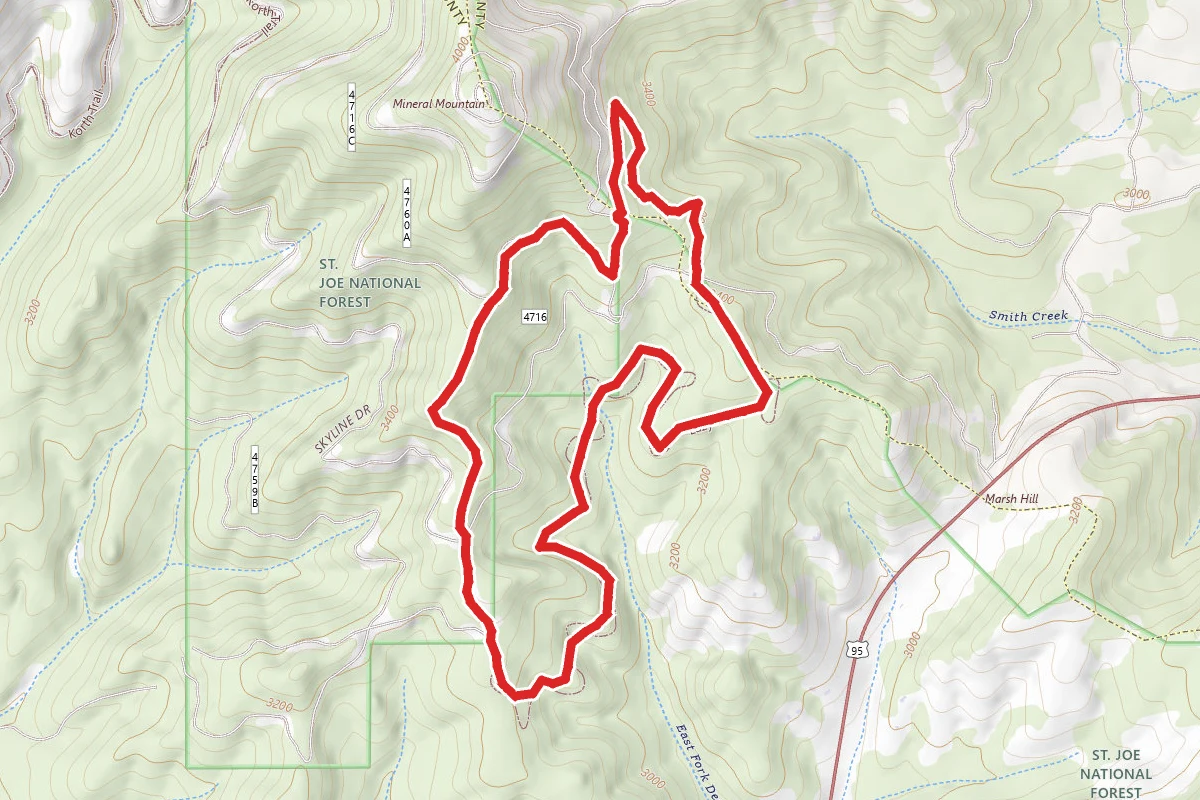 Mary Minerva McCroskey Memorial State Park Loop Trail