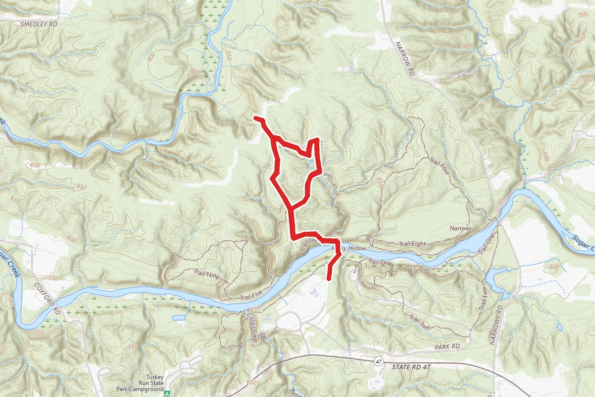 Turkey Run Trail 10