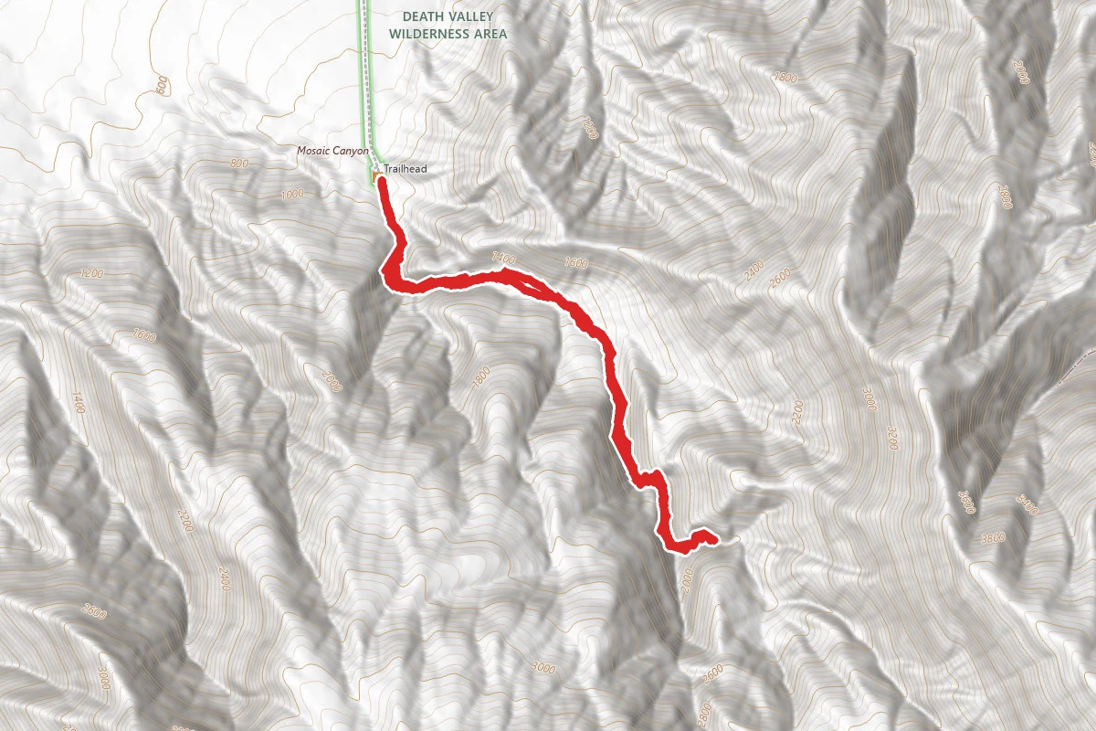 Mosaic Canyon Trail