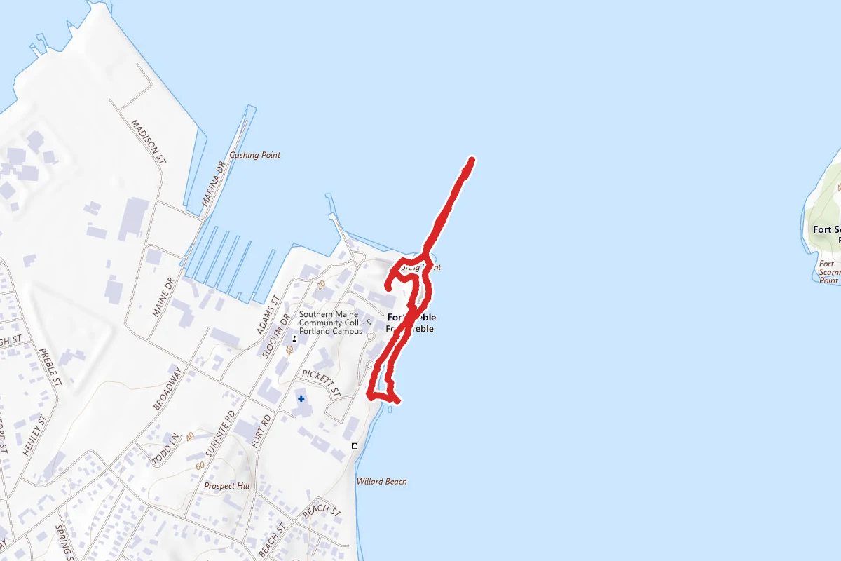 Fort Preble and Spring Point